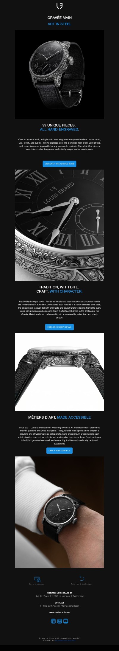 Gravée Main - Art.isanship On The Wrist