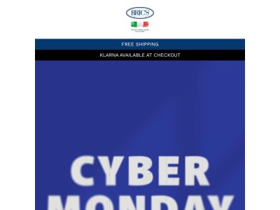 Get up to 50% off with the Bric's Cyber Monday!