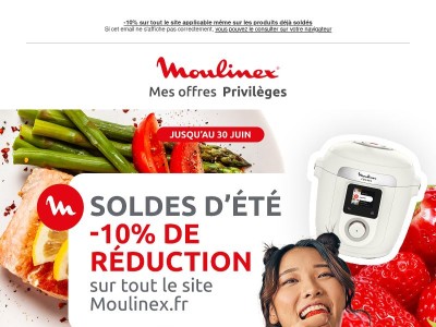 ☀️ Les soldes d'été Moulinex sont là !