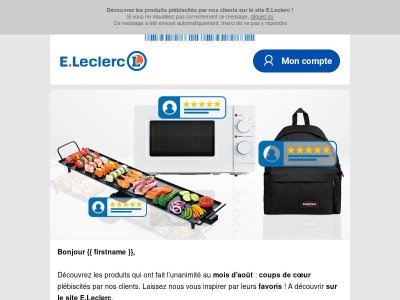 Les produits favoris de nos clients en août ⭐
