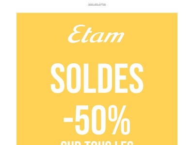 SOLDES | -50% sur TOUS les soutiens-gorge ☀️
