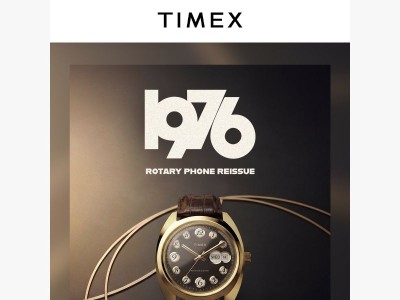 Dial it Back to 1976 | Timex 1976 Rotary Phone Dial Reissue