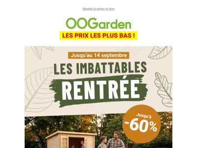 🔥 La rentrée démarre : jusqu'à -60% !