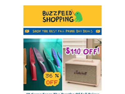 Only a few hours left to save on these Fall Prime Day gems!