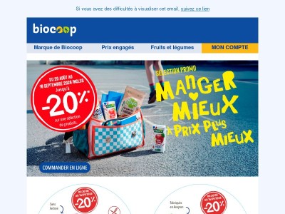 Tout pour réussir votre rentrée Bio