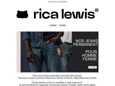 👖Les jeans essentiels pour homme et femme