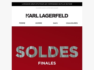 FIN DES SOLDES | Jusqu'à -50 %