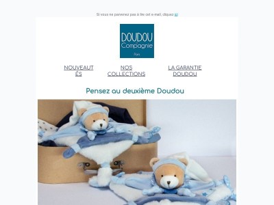Pensez au deuxième Doudou 🤍