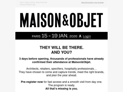 They’ll be there. Will you?