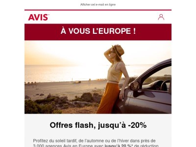 Offre de fin d’été : jusqu’à -20 %