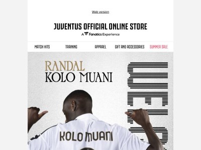 Welcome back Kolo Muani: free personalization! ⚪⚫
