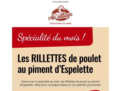 Découvrez la spécialité du mois en promo !