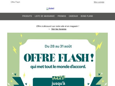 ⚡FLASH : Jusqu'à -50% sur une sélection !