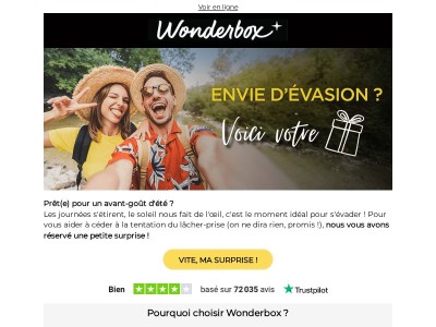 Ouvrez vite : votre avantage exclusif 🤫