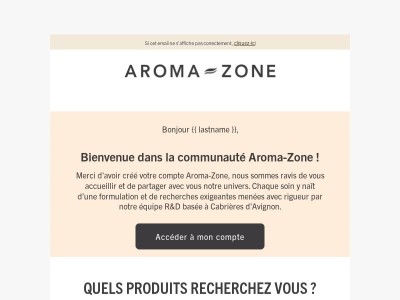 Félicitations, votre compte a été créé !