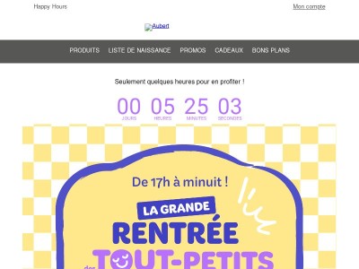 🕒🔴 -15% en plus sur les promos de la rentrée !