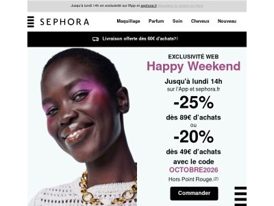 Vite ⚡ -25% dès 89€ ou -20% dès 49€