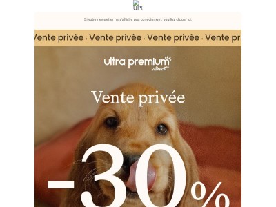 -30% de réduction pour votre loulou 🐾

