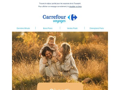 Trouvez le séjour parfait pour les vacances de la Toussaint !