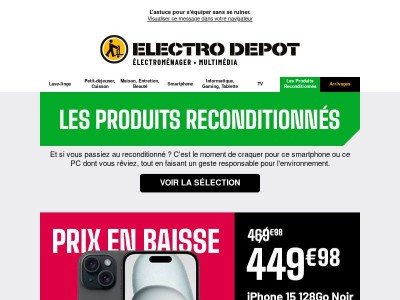 Le reconditionné : comme neuf, mais moins cher !