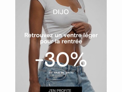 Un ventre léger pour la rentrée, à -30%