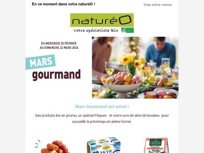 Mars gourmand   !