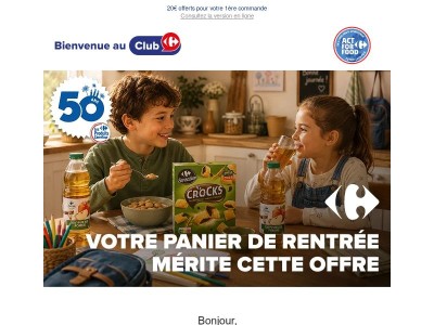 C'est écrit noir sur blanc : n'oubliez pas vos 20 € offerts !