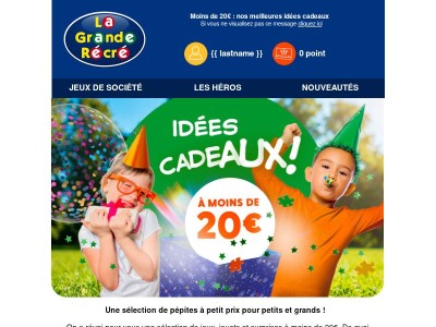Moins de 20€ : nos meilleures idées cadeaux 🎁