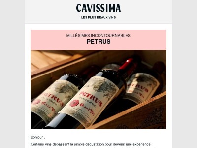 Focus Petrus : Les millésimes mythiques