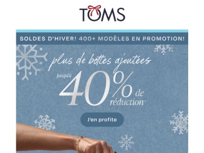 ❄️ Les Soldes d’Hiver sont là !