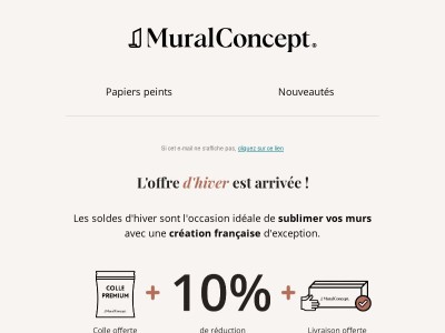 ❄️ Soldes d'hiver 2026 : nos offres hivernales sont là !