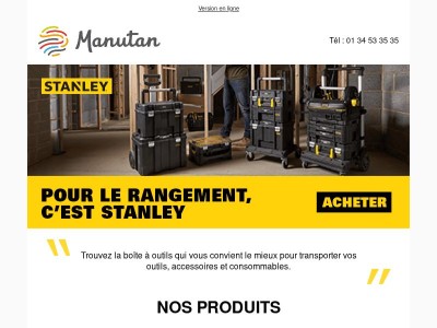 Découvrez les produits Stanley