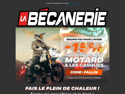 Le froid n'as plus de secret pour toi, embarque la chaleur avec toi avant de prendre la route ! 🥵