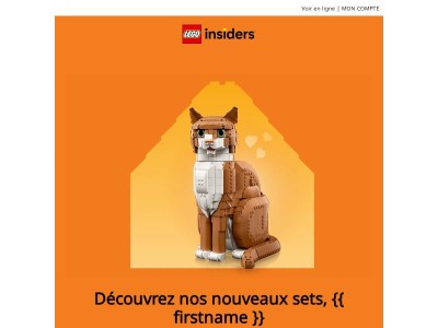 De nouveaux sets LEGO® ? C'est bien ça !