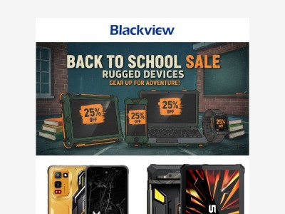 Rugged Devices Perfect for Students From Blackview
