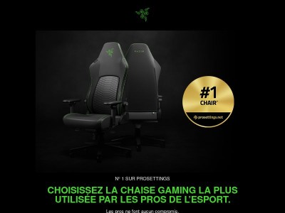 Razer Iskur V2 NewGen : la chaise gaming la plus utilisée par les pros de l'esport