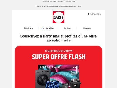 Super offre flash | 15€ offerts tous les 150€ d'achat