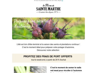 🚚 Frais de port offerts ce weekend ! 