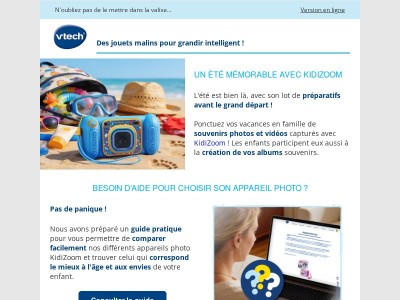 📸 KidiZoom : l'indispensable de l'été !