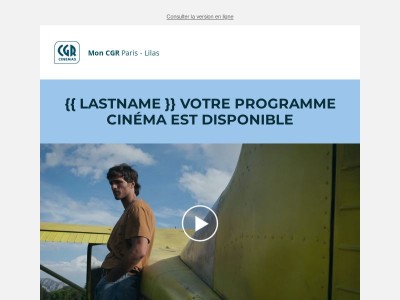 Découvrez la programmation de votre cinéma