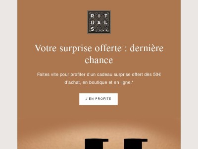 Dernière chance pour votre cadeau surprise !