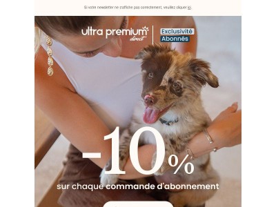Une gamelle toujours pleine grâce à l'abonnement 🐾