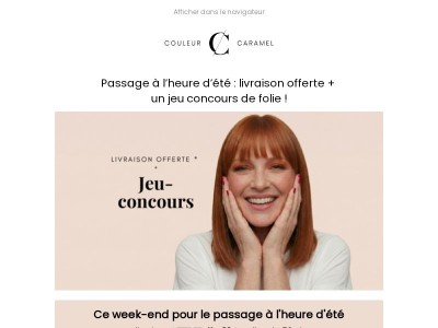 Livraison offerte dès 39€ + 165€ à gagner !