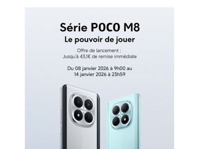 La série POCO M8 est enfin là !