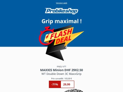 Flash Deal : 24h pour le Maxxis Minion ⚡