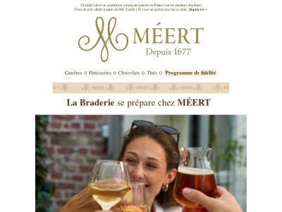 🌞 La Braderie se prépare chez Méert !