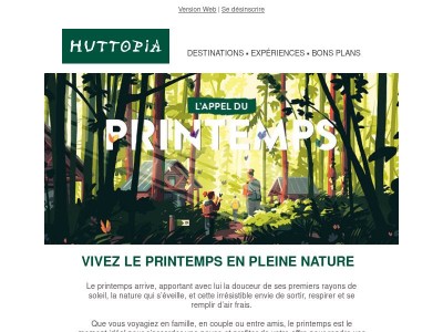 Profitez du printemps grâce à votre offre exclusive !