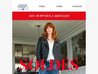 Jusqu'à -30%* sur vos jeans préférés👖