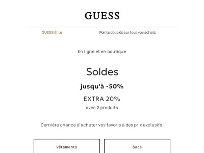 Derniers jours | Nouveaux styles avec 20% Extra