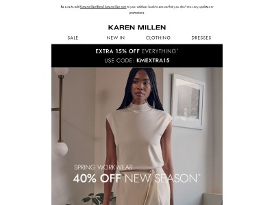 Shop 40% Off Spring Workwear